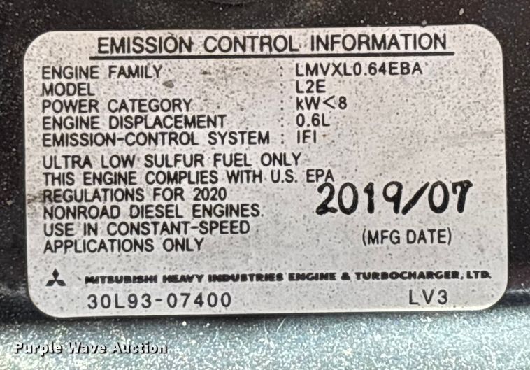 image for item EL6118 2020 Generac MLTS-2 light plant