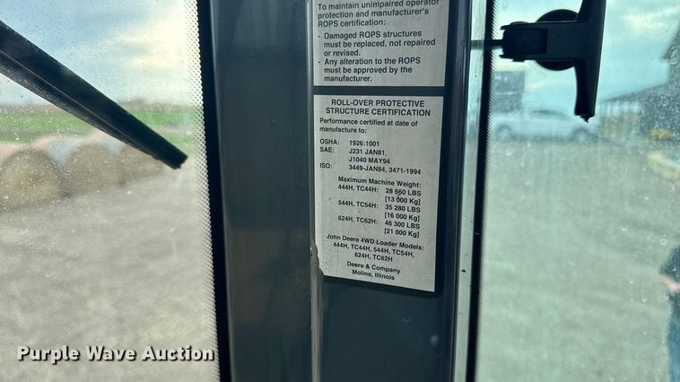 image for item EM2383 John Deere TC54H wheel loader