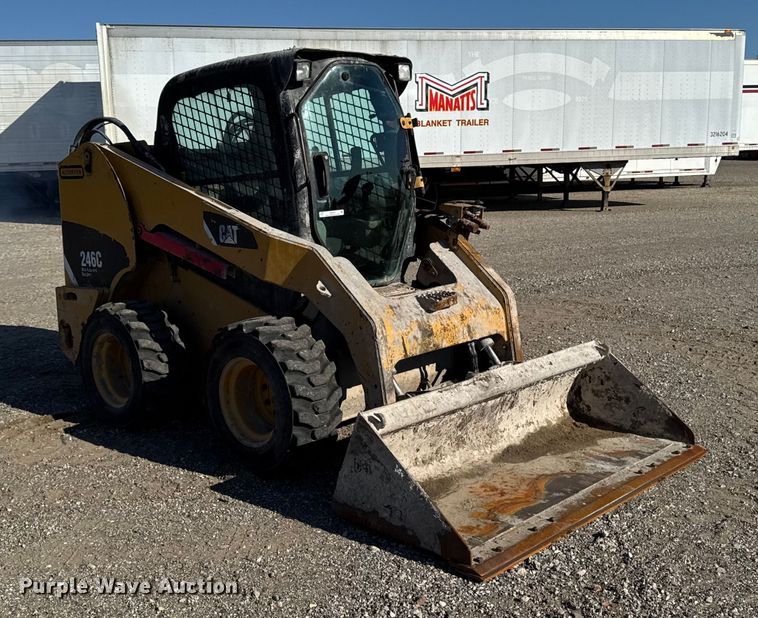 MINI CARGADOR SOBRE RUEDAS 2011 CATERPILLAR 246C