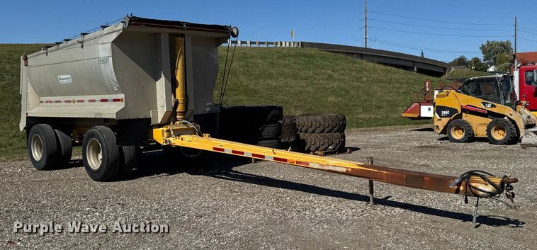 image for item EM2399 1997 Hawkeye  309 end dump pup trailer