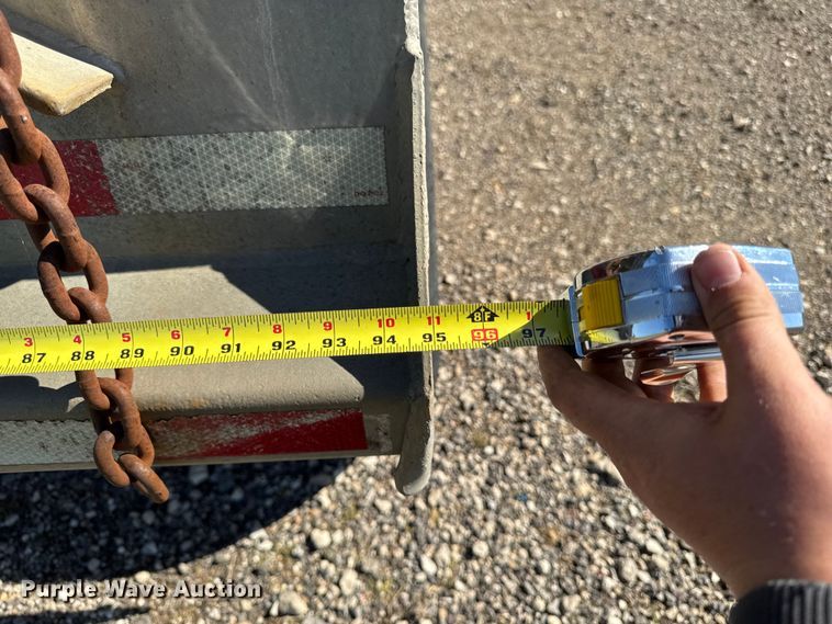 image for item EM2399 1997 Hawkeye  309 end dump pup trailer