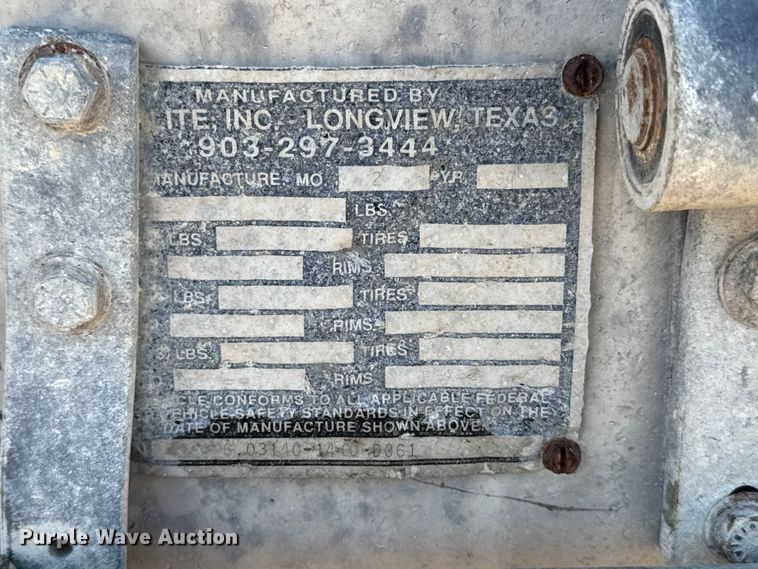 image for item EM2399 1997 Hawkeye  309 end dump pup trailer