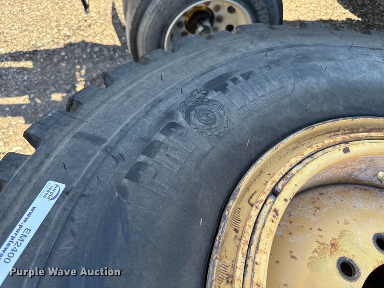image for item EM2400 (6) 14.00R24 tires and wheels