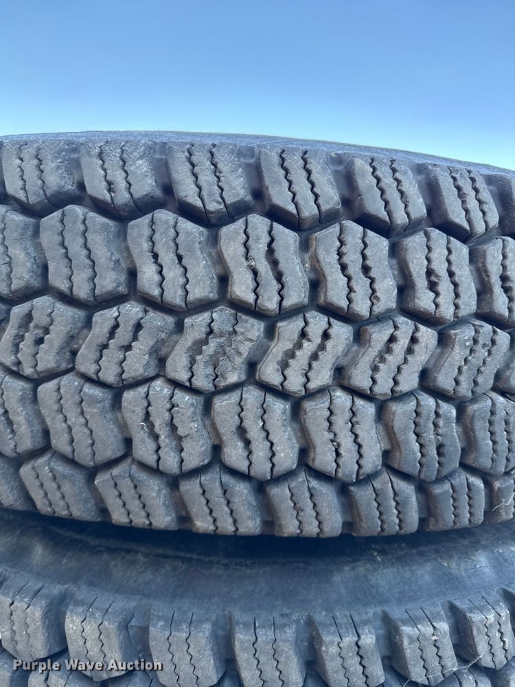 image for item EM2400 (6) 14.00R24 tires and wheels