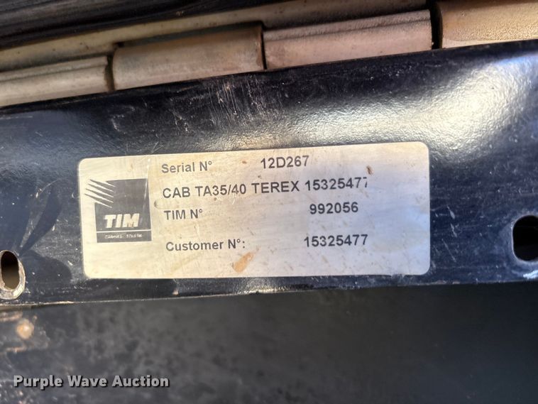 image for item EM6053 2012 Terex TA400 articulated haul truck