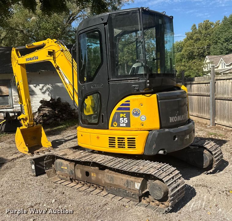 image for item EM8291 2018 Komatsu PC55MR-3 mini excavator
