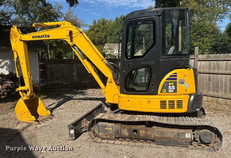 image for item EM8291 2018 Komatsu PC55MR-3 mini excavator