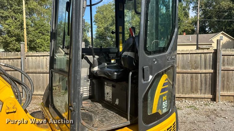 image for item EM8291 2018 Komatsu PC55MR-3 mini excavator