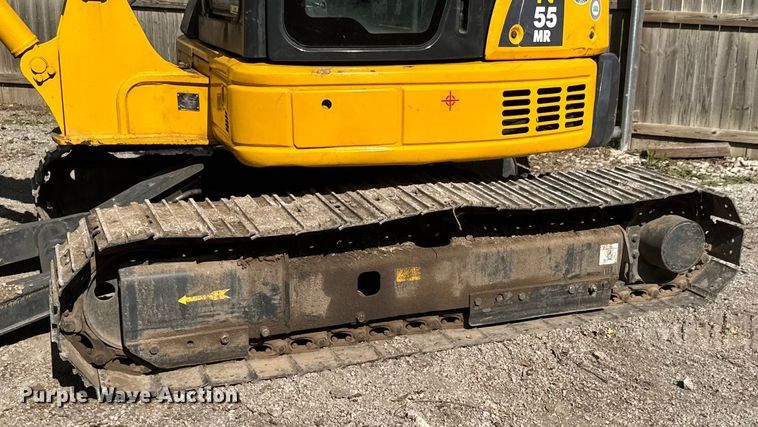 image for item EM8291 2018 Komatsu PC55MR-3 mini excavator