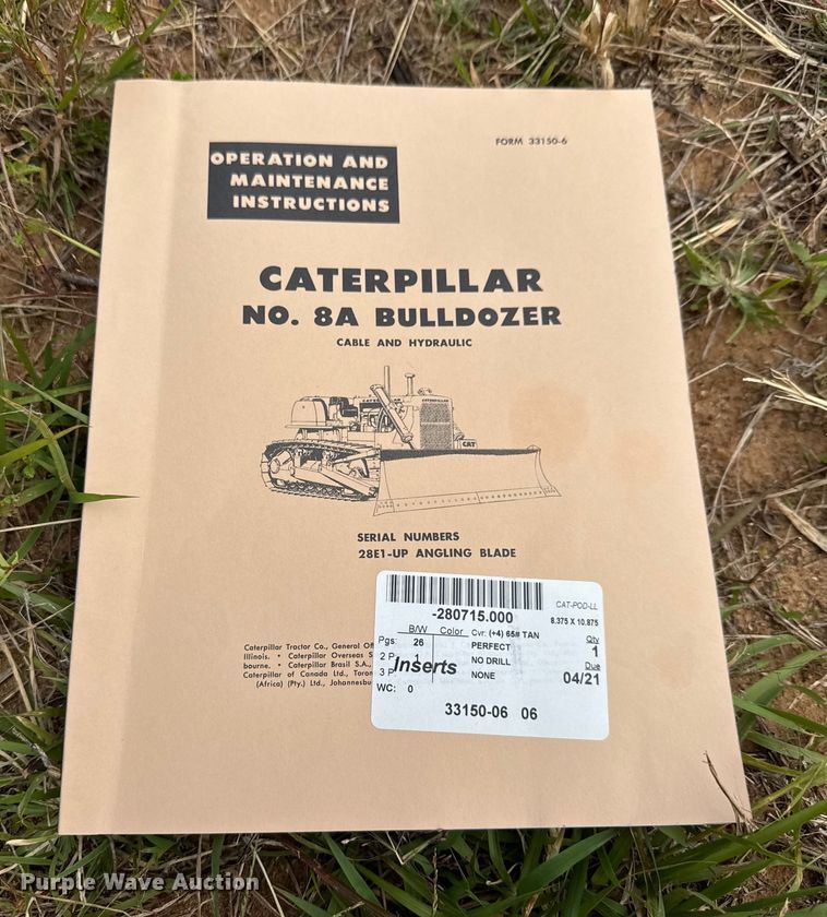 image for item EM8355 1964 Caterpillar D4D dozer