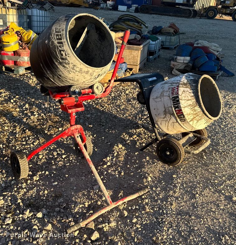 image for item EN0503 (2) concrete mixers