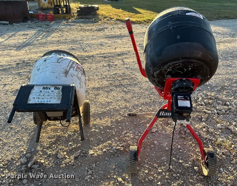 image for item EN0503 (2) concrete mixers