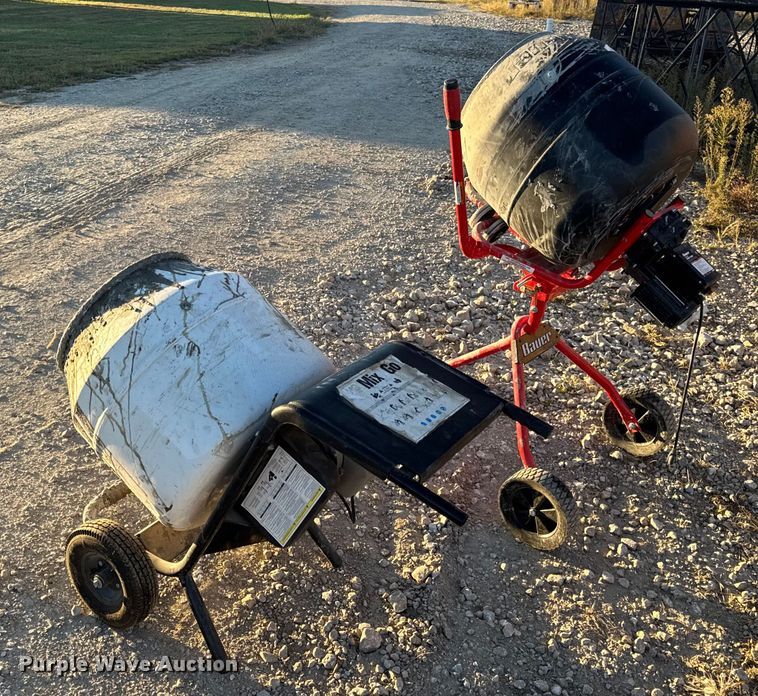 image for item EN0503 (2) concrete mixers