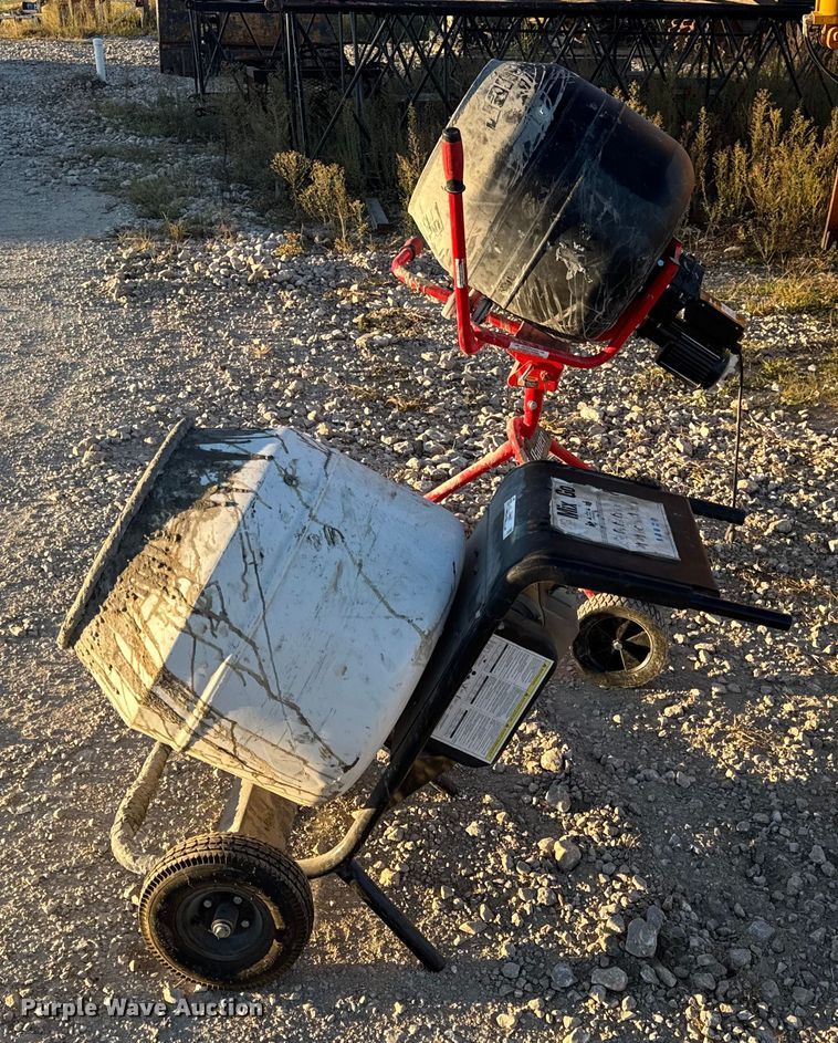 image for item EN0503 (2) concrete mixers