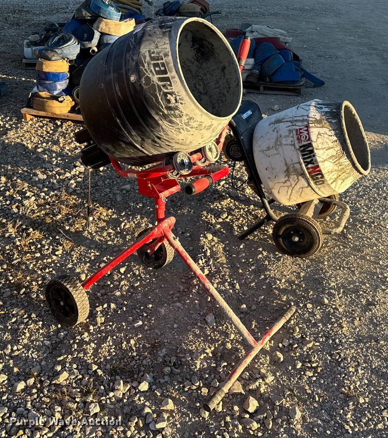 image for item EN0503 (2) concrete mixers