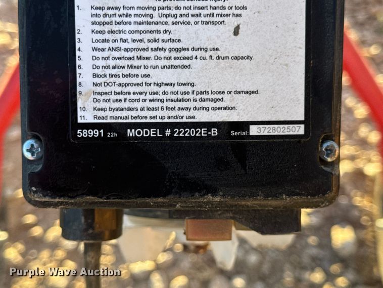 image for item EN0503 (2) concrete mixers