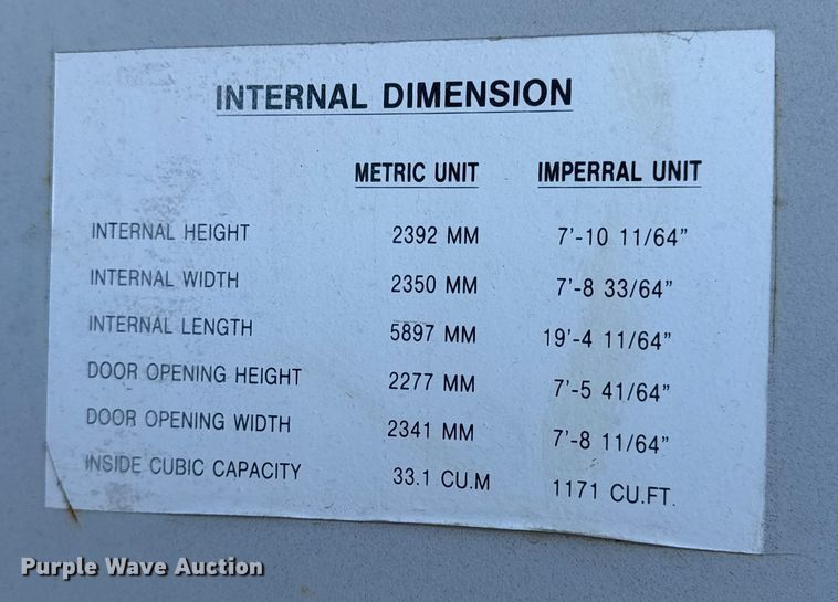 image for item EN0509 Shipping container 