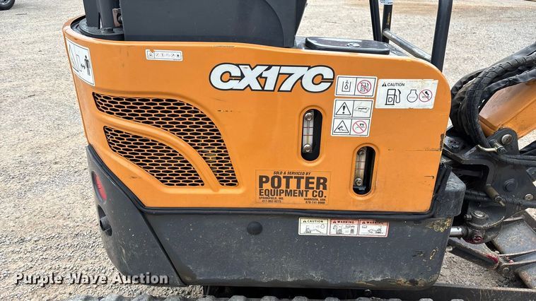 image for item EN5685 2017 Case CX17C mini excavator