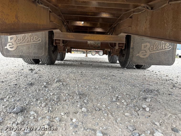 image for item EN5687 2004 Belshe equipment trailer