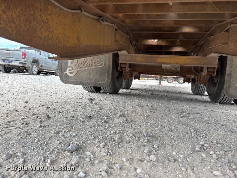image for item EN5687 2004 Belshe equipment trailer