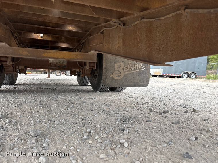 image for item EN5687 2004 Belshe equipment trailer