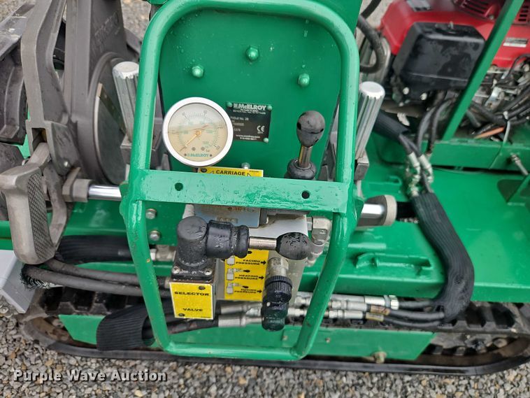 image for item EO4708 2011 McElroy TracStar 250/28 poly fusion machine