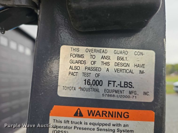 image for item EO4710 Toyota 8FGCU30 forklift