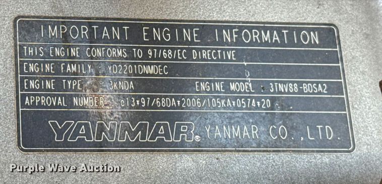 image for item EP0668 2011 SDP EZ Hauler 5500 backyard digger derrick