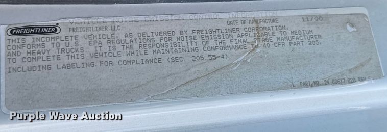 image for item ER0100 2001 Freightliner FL70 utility / service truck