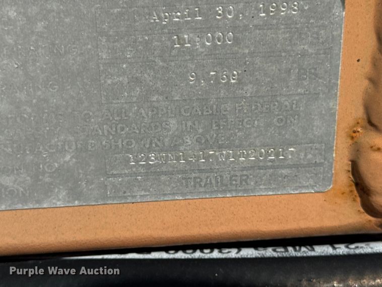 image for item ER0161 1998 Sherman and Reilly Inc cable tensioner trailer