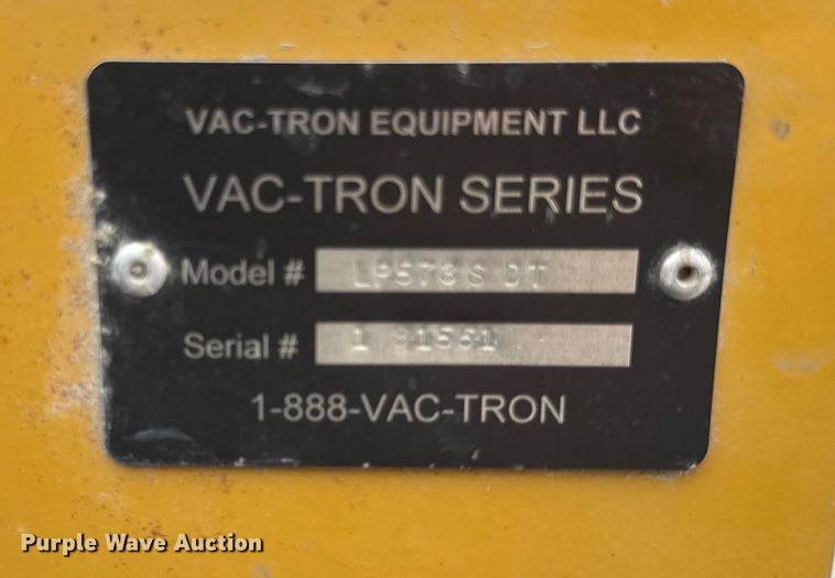 image for item ER0178 2018 Vermeer LP573SDT vacuum excavator