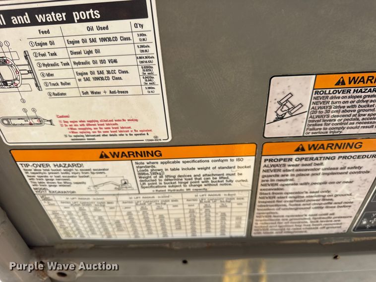 image for item ER0183 2012 Yanmar Vio17 mini excavator