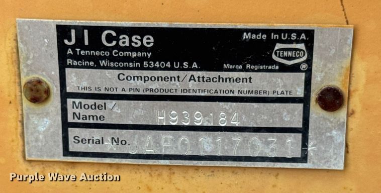 image for item ER0186 1992 Case 660 trencher