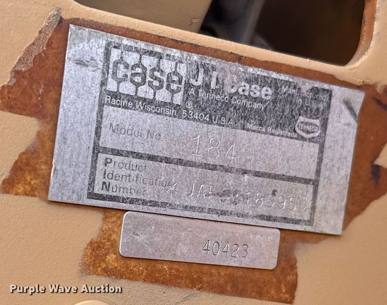 image for item ER2500 Case 1840 skid steer loader