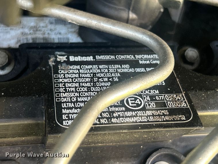 image for item ET3238 2016 Bobcat T630 tracked skid steer loader