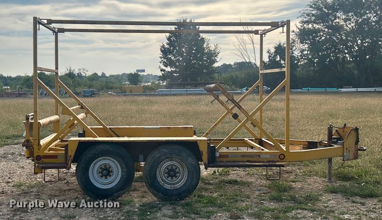 image for item ET3255 1995 Kiefer Industrial pipe straightener trailer