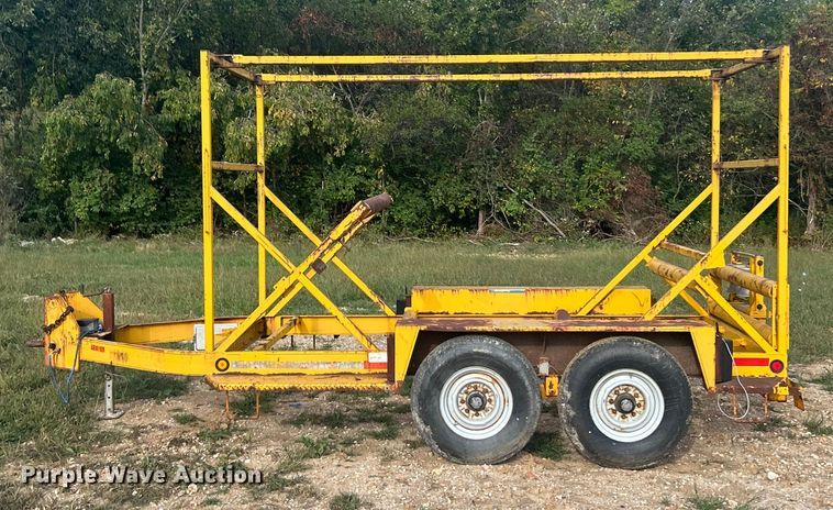 image for item ET3255 1995 Kiefer Industrial pipe straightener trailer