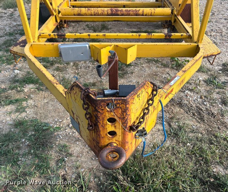 image for item ET3255 1995 Kiefer Industrial pipe straightener trailer