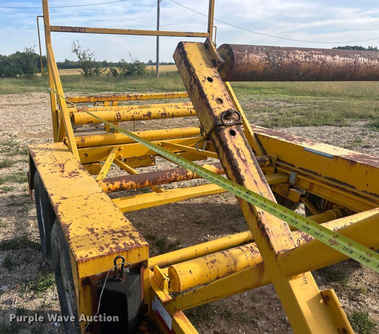 image for item ET3255 1995 Kiefer Industrial pipe straightener trailer