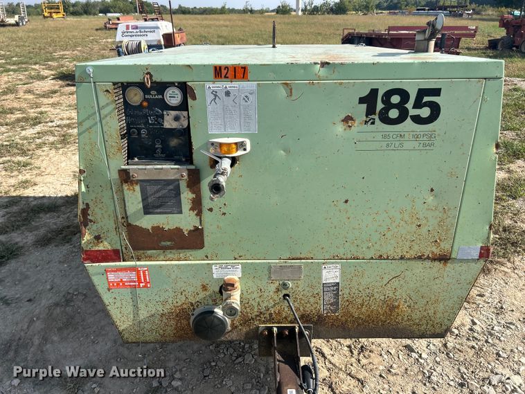 image for item ET3257 Sullair 185 air compressor