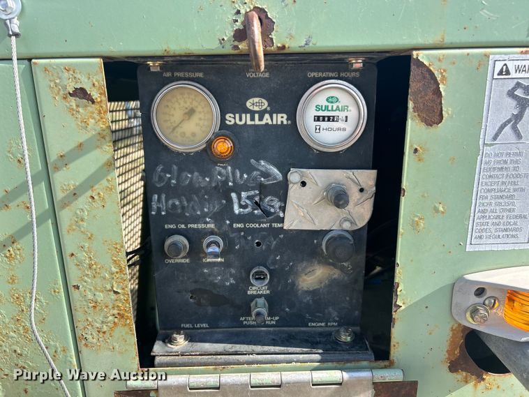 image for item ET3257 Sullair 185 air compressor