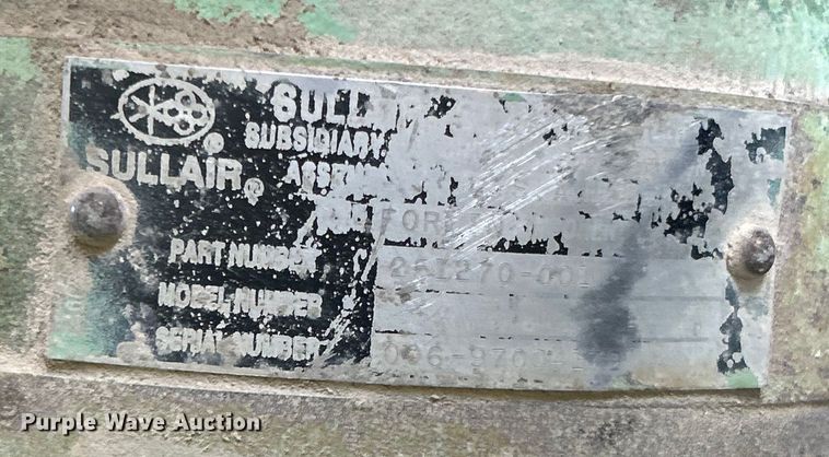 image for item ET3257 Sullair 185 air compressor