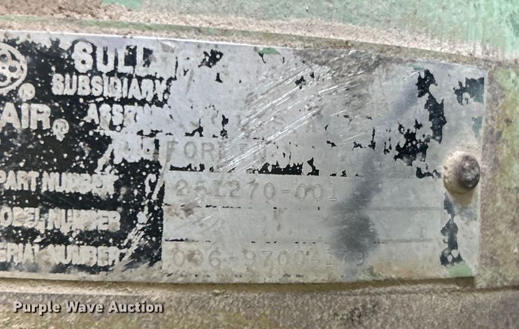 image for item ET3257 Sullair 185 air compressor