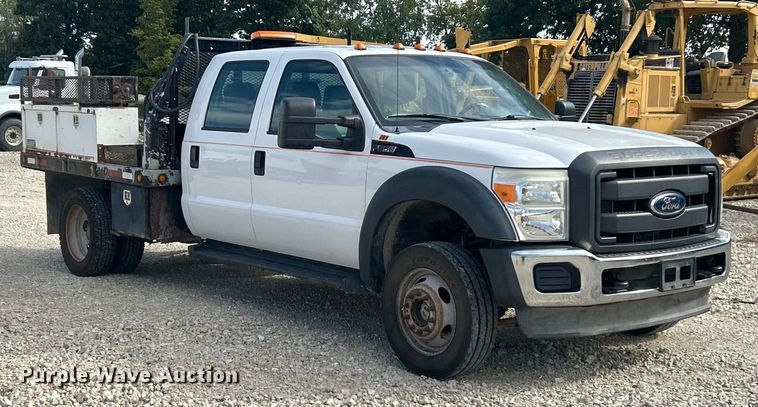 image for item ET3259 2012 Ford F550 Super Duty XL flatbed truck