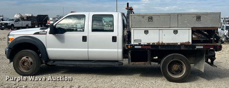 image for item ET3259 2012 Ford F550 Super Duty XL flatbed truck