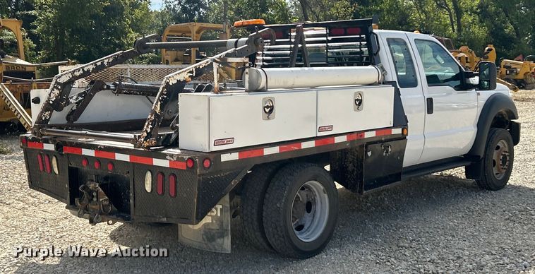 image for item ET3260 2015 Ford F550 Super Duty XL flatbed truck