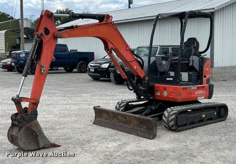 EXCAVADORA 2015 KUBOTA U354