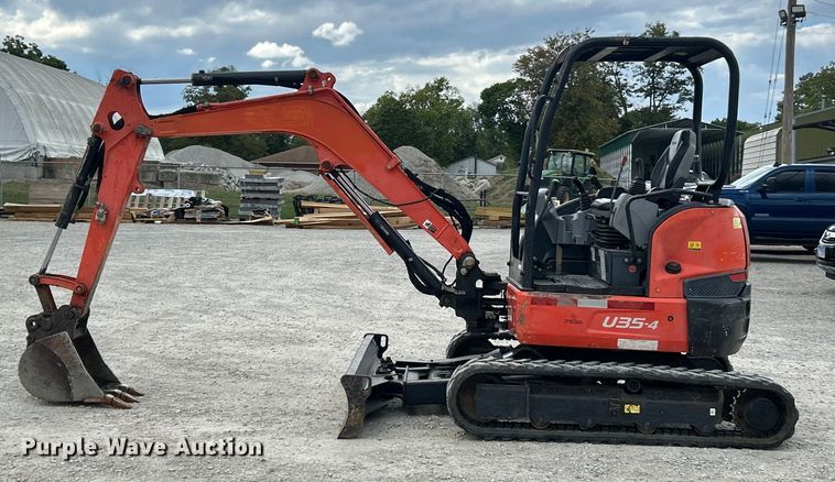 image for item ET3285 2015 Kubota U35-4 mini excavator