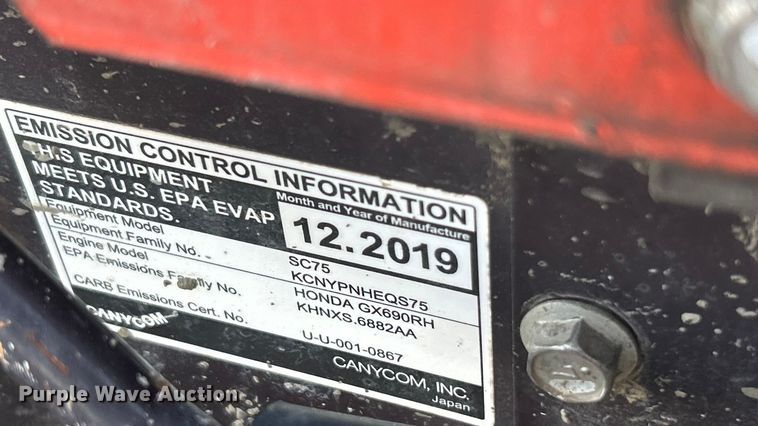 image for item ET3311 2019 CanyCom SC75 concrete buggy