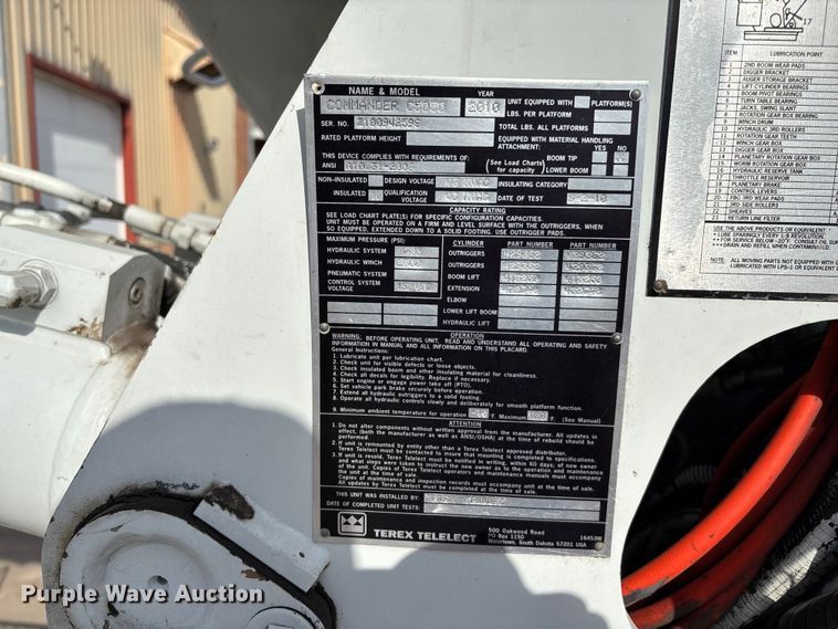 image for item ET4682 2011 Freightliner Business Class M2 digger derrick truck